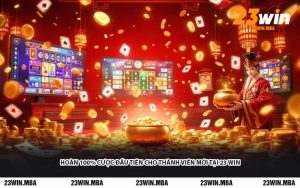 Hoàn 100% Cược Đầu Tiên Cho Thành Viên Mới Tại 23 WIN